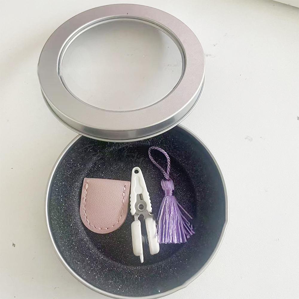 Creative Art Mini Scissor with Protective Cover Straight Tip Sewing Small Scissor Small Sewing Embroidery Supplies