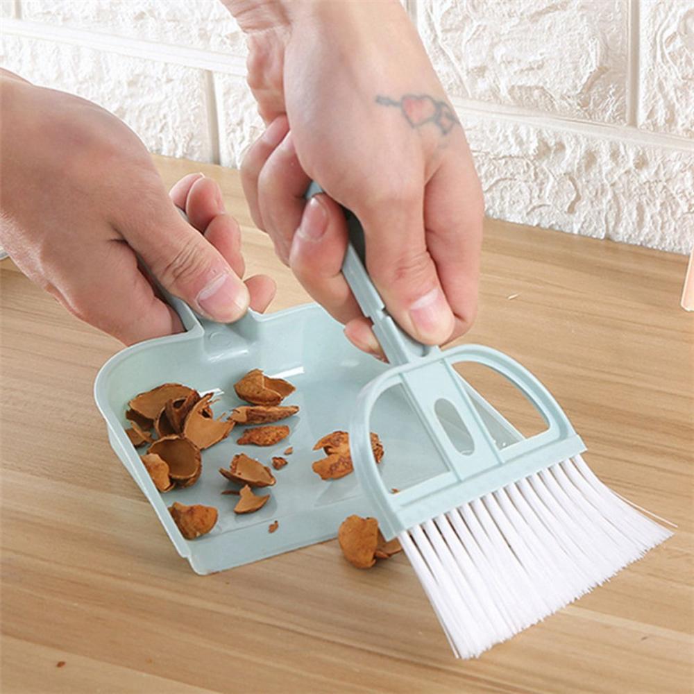 Hair Plastic Multipurpose Table Mini Cleaning Tool Cleaning Brush Dust Shovel Broom Dustpans Set