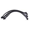 PWM 4-Pin Fan Extension Cable with Black Sleeving (11")