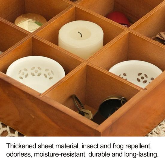 Деревянный ящик для хранения с 9 отделениями, коробка для коллекции камней с прозрачной акриловой крышкой, ретро-кейс для хранения ювелирных изделий, кристаллов и мелких предметов коллекционирования