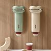 Wall Mounted Paper Cup Dispenser, Automatic Cup Storage Rack, Disposable Plastic Cup Holder, Dustproof Cup Container