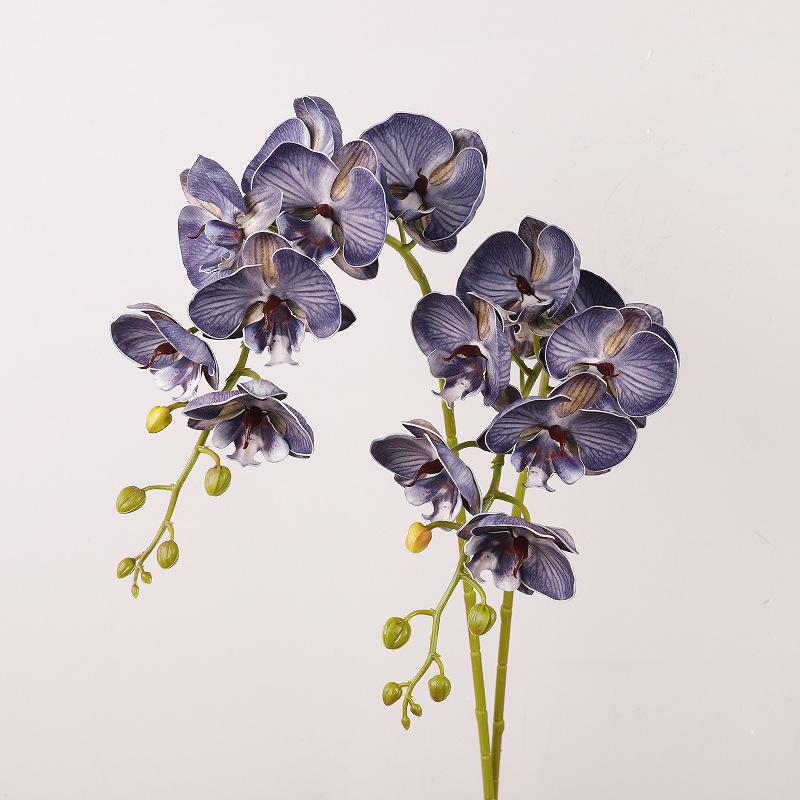 Simulation Phalaenopsis, retro high-grade silicone cotton cherry blossoms, wedding decoration lip Phalaenopsis simulation flower