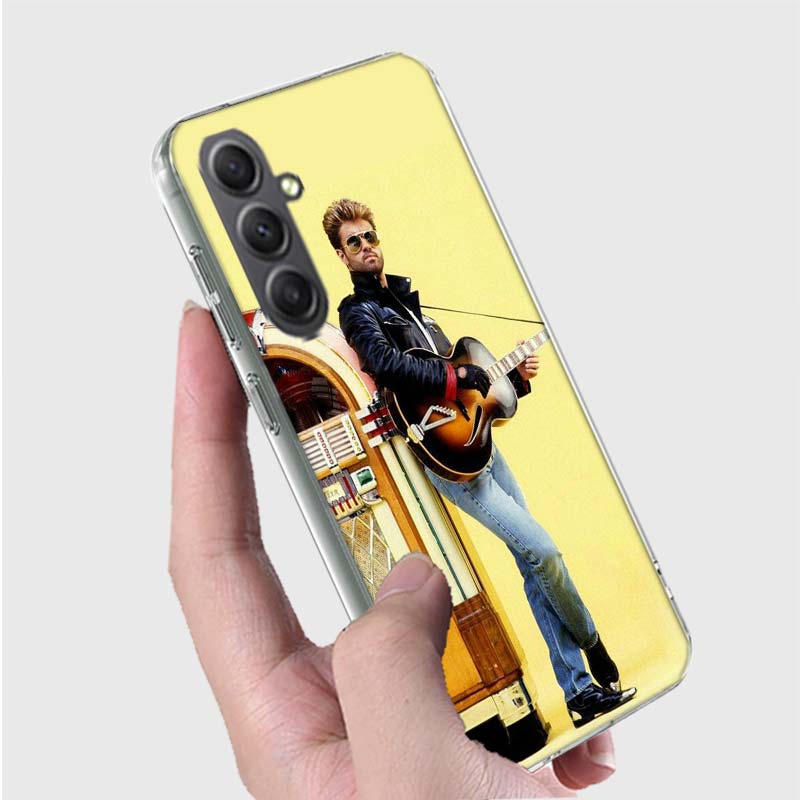 Чехол для телефона George Michael для Samsung A16 A26 A36 A56 A17 A37 A57 A07 A06 A02S A03 A04S A05S Galaxy Note 20 10 A50S A71 A51 A31