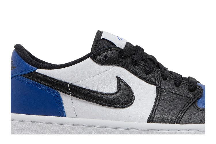 Мужские кроссовки Nike Jordan 1 Retro Low Golf Royal Toe Белый/Черный/Спортивный Королевский