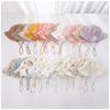100% Cotton 0-3Years Baby Bucket Hat Print Double-Layer Gauze Breathable Sun-Protective Adjustable Knot