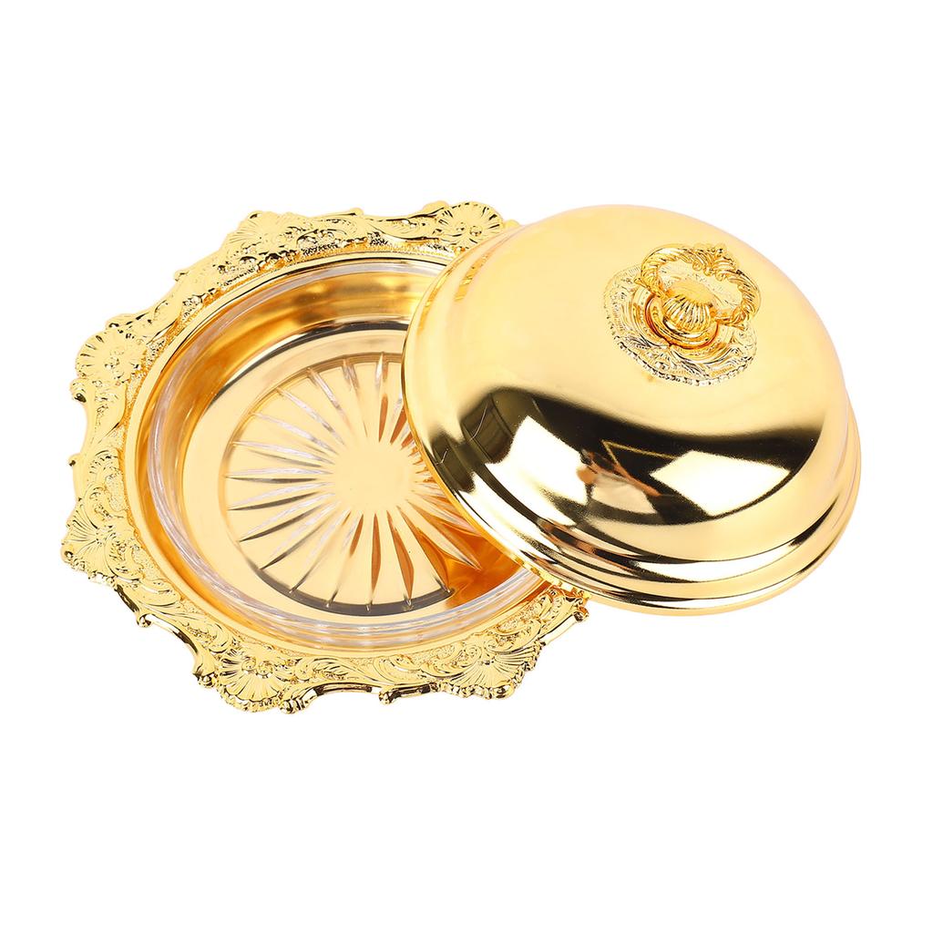 Масленка Круглая Винтажная Декоративная Тарелка для Подачи Масла с Крышкой для Холодильника Столешницы