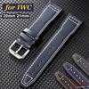 20 мм 21 мм Натуральный Коровьий Кожаный Ремешок для Часов для IWC Pilot Portugieser Portofino Мужской Женский Мягкий Водонепроницаемый Браслет из Телячьей Кожи
