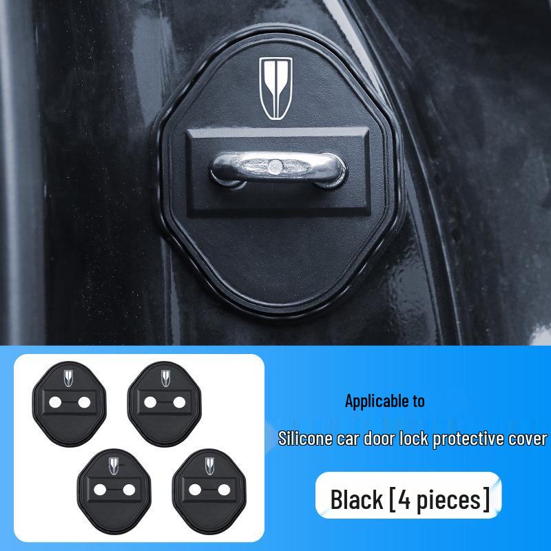 Hongqi HS7 Door Lock Protective Silicone Cover - Dustproof, Anti-rust, Shock Absorption
