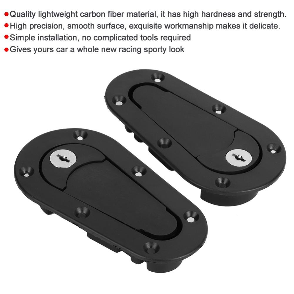 With Keys Engine Hood Latch Security Lock Set Car Hood Lock Car Replacement Accessories
