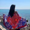 90x180cm Bikini Large Shawl Wrap Long Headband Hijab Shawl New Swimsuit Wrap  Summer