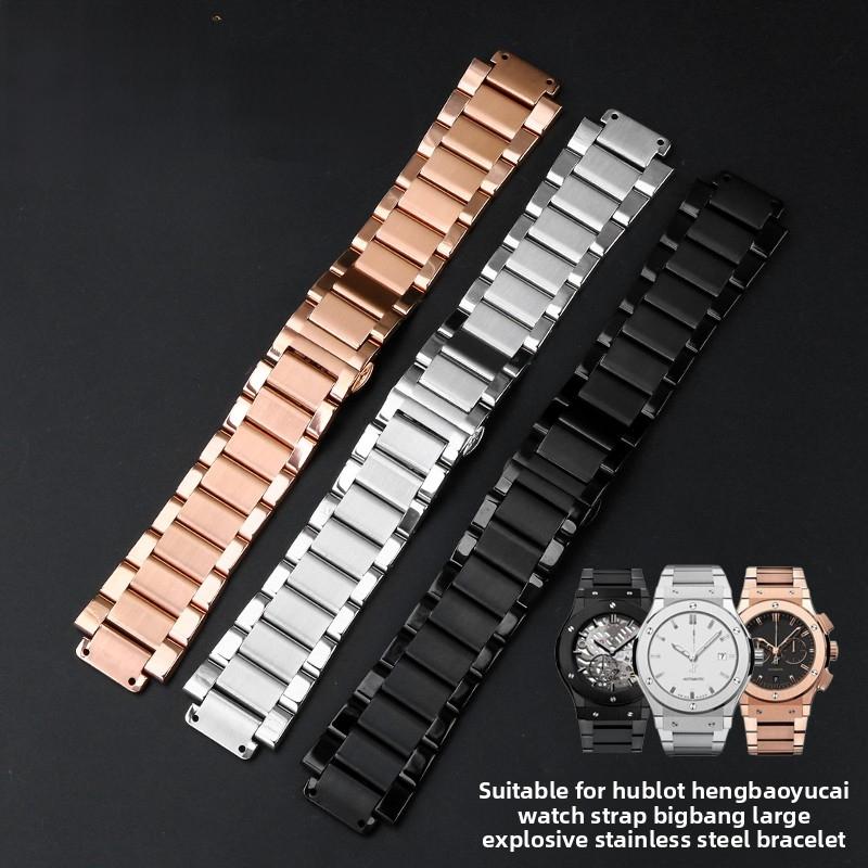 27x19 24x17 21x13 Металлический ремешок для Hublot Yubo BIG BANG Classic fusion Мужской Женский ремешок для часов Цепочка для часов из нержавеющей стали Бесплатные инструменты
