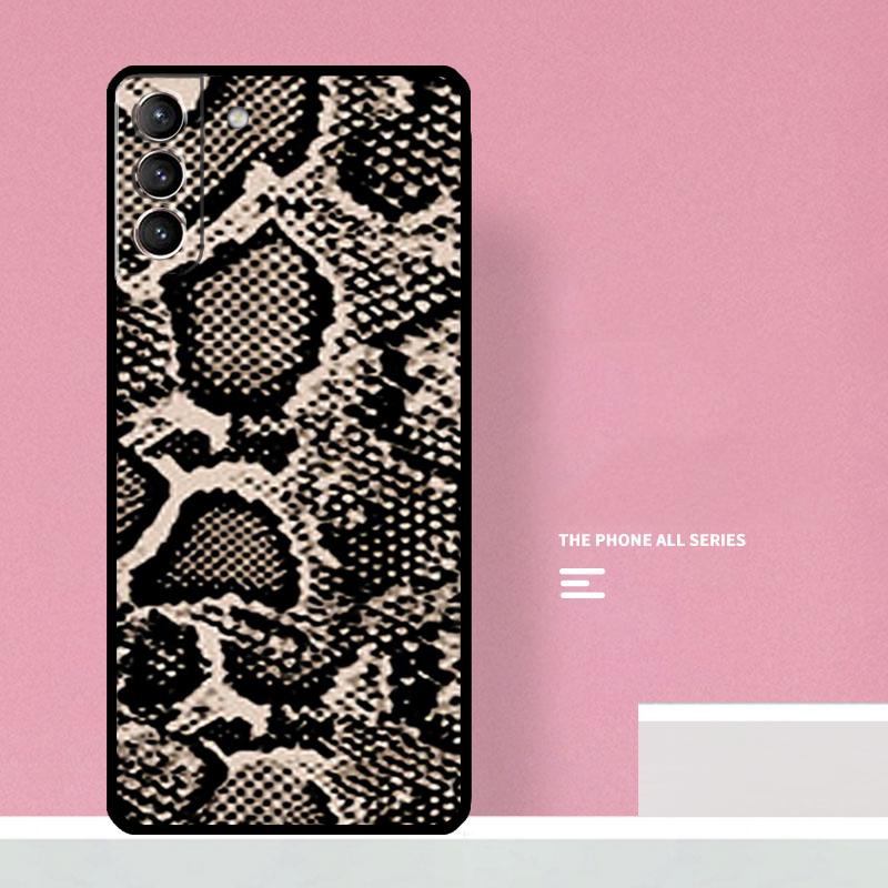 Чехол для телефона с принтом под змеиную кожу Для Samsung Galaxy S26 S23 Ultra S20 S21 S22 S24 S25 Plus S10 S25 FE Чехол Coque