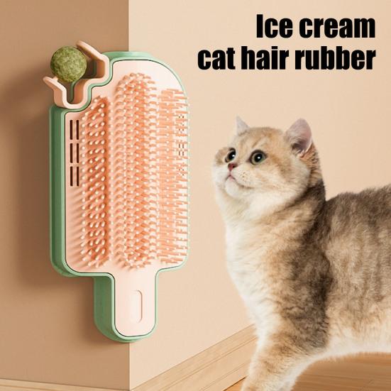 Кошачий самостоятельный груминг с кошачьей мятой, настенный уголок, кошачья мордочка, щетка для ухода за домашними животными, массажная расческа для длинношерстных кошек и собак