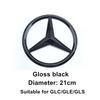 1Pcs ABS Car Front Grille Badge for Mercedes Benz W204 W205 W210 W211 W212 W213 C E Class GLA GLK ML GLC GLE Decal Cover Emblem AT1