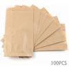 Kraft Bag, Gift Bags, Kraft Gift Pouch, Small Birthday Gift Bags, Vintage Envelope, Christmas Gift Envelopes (100 Pieces, 11cm X 21cm X 5cm)