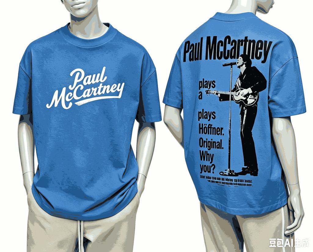 Paul Mccartney For Fan Gift Tshirt Unisex Unisex Harajuku Oversized Unisex Short Sleeve Streetwear High Quality Couples Breathable