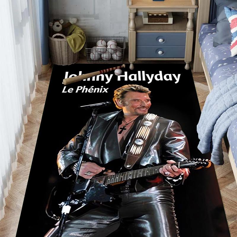 Johnny Hallyday: Le Phénix carpet Living room and bedroom mats printing Art Protective pad Room