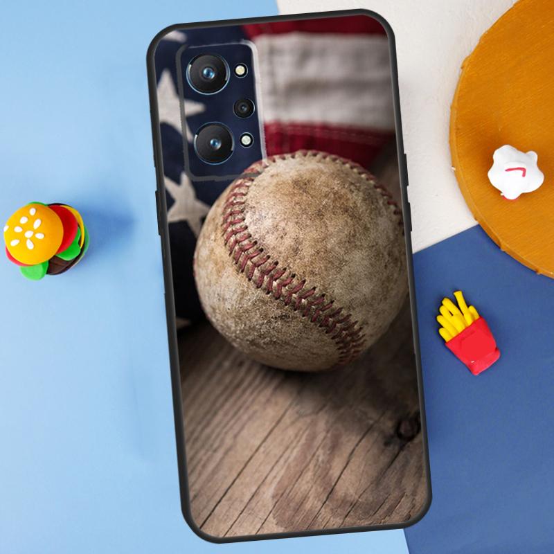 Baseball For Realme GT 6 6T 5 GT7 Pro C61 C75 C55 C51 C21Y C25S C67 C53 13 12 10 11 14 Pro Plus Case