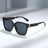 Новые Ретро Квадратные Черные Солнцезащитные Очки Для Мужчин Женщин Защита Для Открытого Воздуха Градиентные Линзы Uv400 Классические Модные Водительские Солнцезащитные Очки