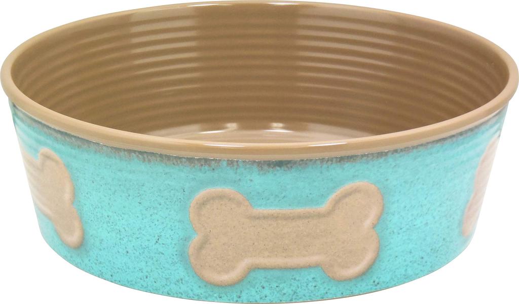 Tar Hong Dog Tableware Tar Hong Bowl Turquoise Green L Size