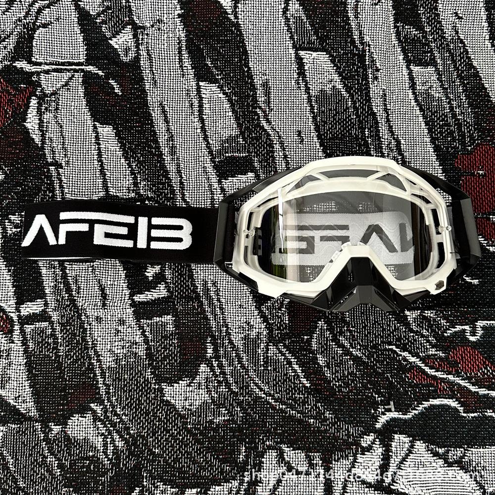 NAFEIB Motorcycle goggles for outdoor sports, off-road, windproof, for men and women riding motorcycles