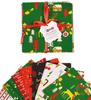 Christmas Theme Print Precut 5-inch Cotton Fabric Quilting Squares Charm Pack DIY Patchwork Sewing