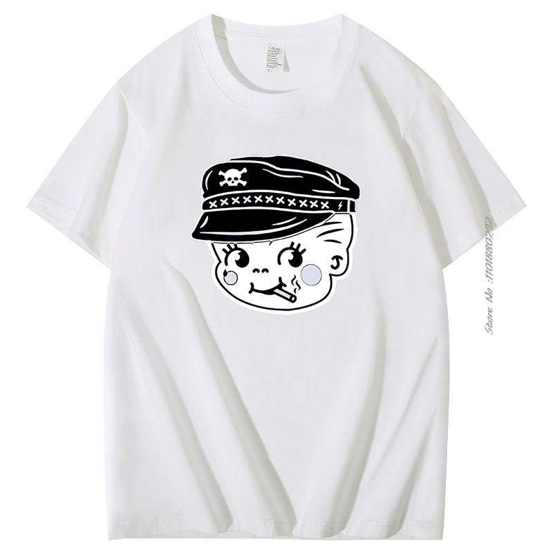 Summer Cotton Tshirt Unique Style Men Tshirt The Bad Kewpie Graphic T Shirts Streetwear Short Sleeve Tshirts Mens Clothes