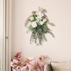 Искусственная Цветочная Свадьба Хризантема Эвкалипт Венок Подвеска Украшение Цветок Капля