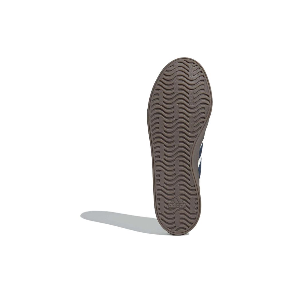 Adidas Vl Court 3.0 Тупой носок Плоские Прочные Дышащие Низкие Кеды для Скейтборда Унисекс Кроссовки Белый Серый JI4566