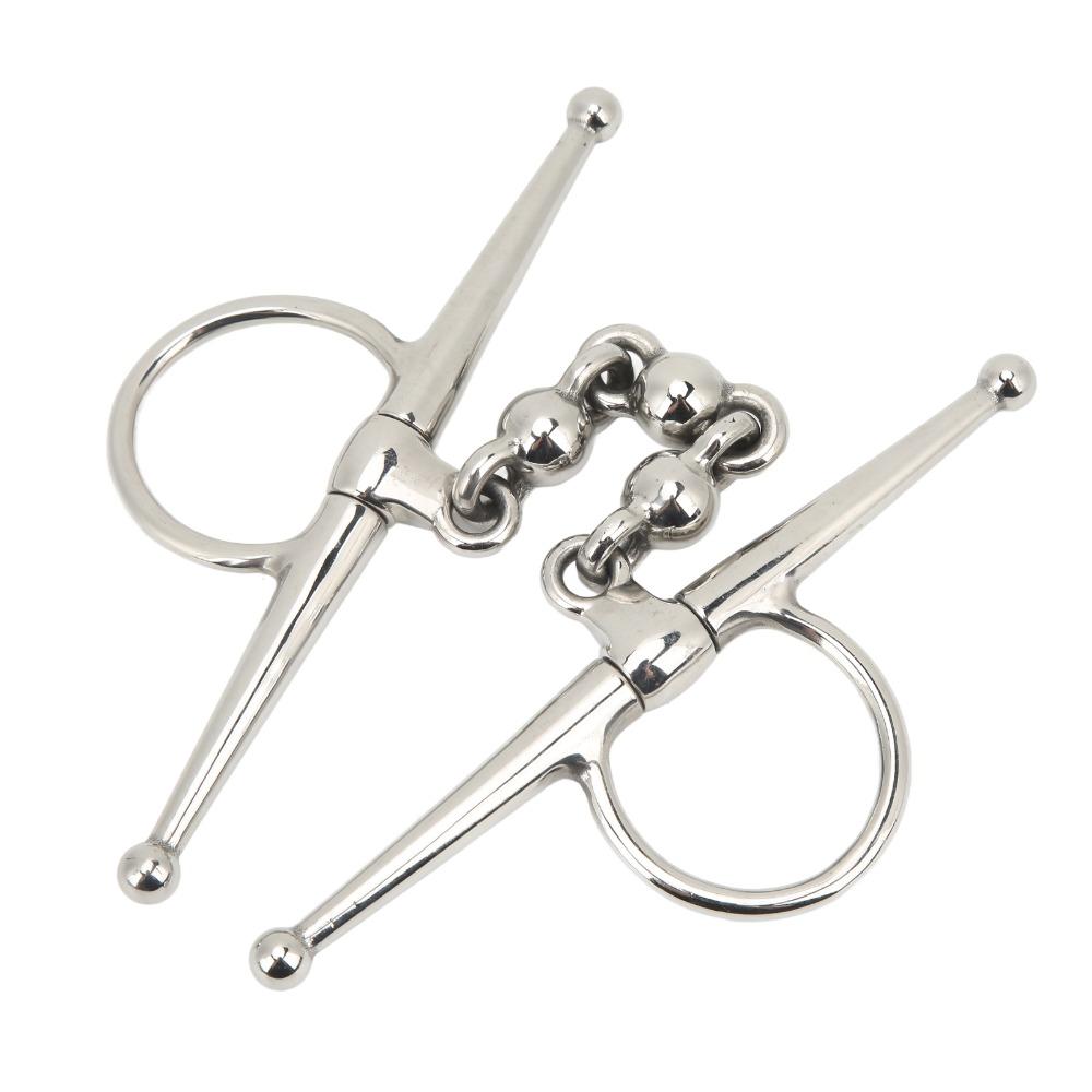 Ball Chain Design Horse Mouth Bit 135mm Length Horse Riding Bit Horse Riding Equipment Riding Use