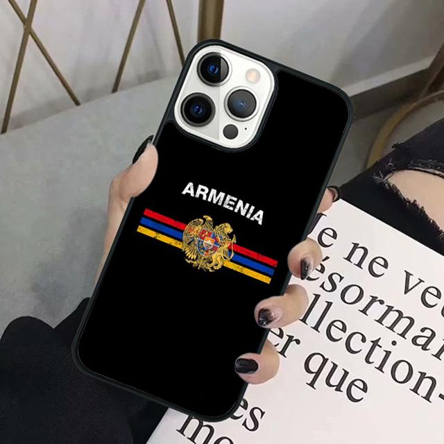 Армения Армянский Флаг Чехлы для Мобильных Телефонов Обложка Для iPhone 17 Air 16 15 14 12 13 11 Pro MAX apple Plus SE2020 Coque