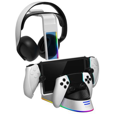 Для PS5 контроллер зарядная док-станция с RGB подсветкой гарнитура дисплей держатель игровая консоль зарядное устройство подставка для PlayStation Portal