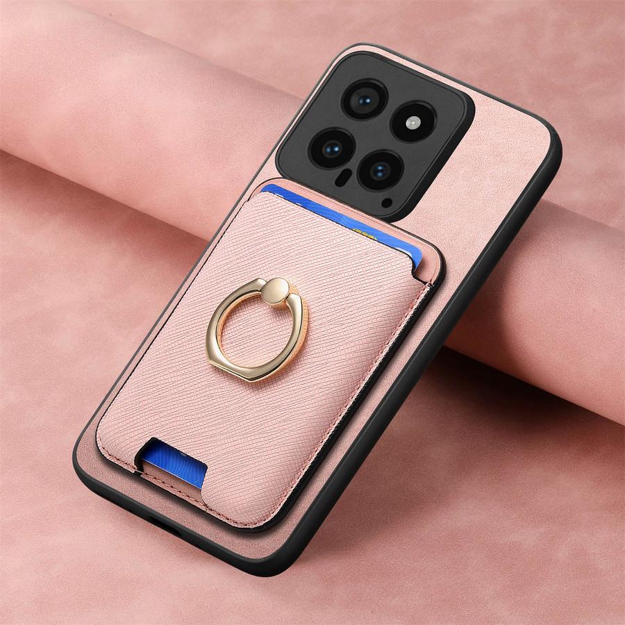 2 в 1 Masafe держатель для карт чехол для телефона Xiaomi 14T Pro 13T кожаный чехол беспроводная зарядка защитная задняя крышка для Xiaomi 15 Pro 14 Ultra Чехлы
