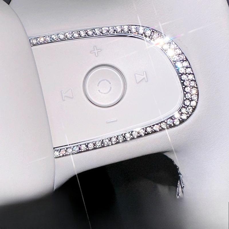 Для Geely Xingyuan EX2 eMAS 5 2026 Рамка вентиляционного отверстия автомобиля Алмазная буква Эмблема Наклейка Декор Аксессуары для интерьера