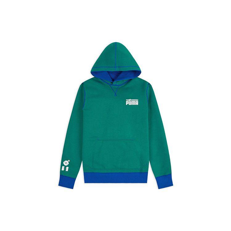 Puma Двусторонняя толстовка с капюшоном X The Hundreds, мужские топы, синий, зеленый, 598311-89