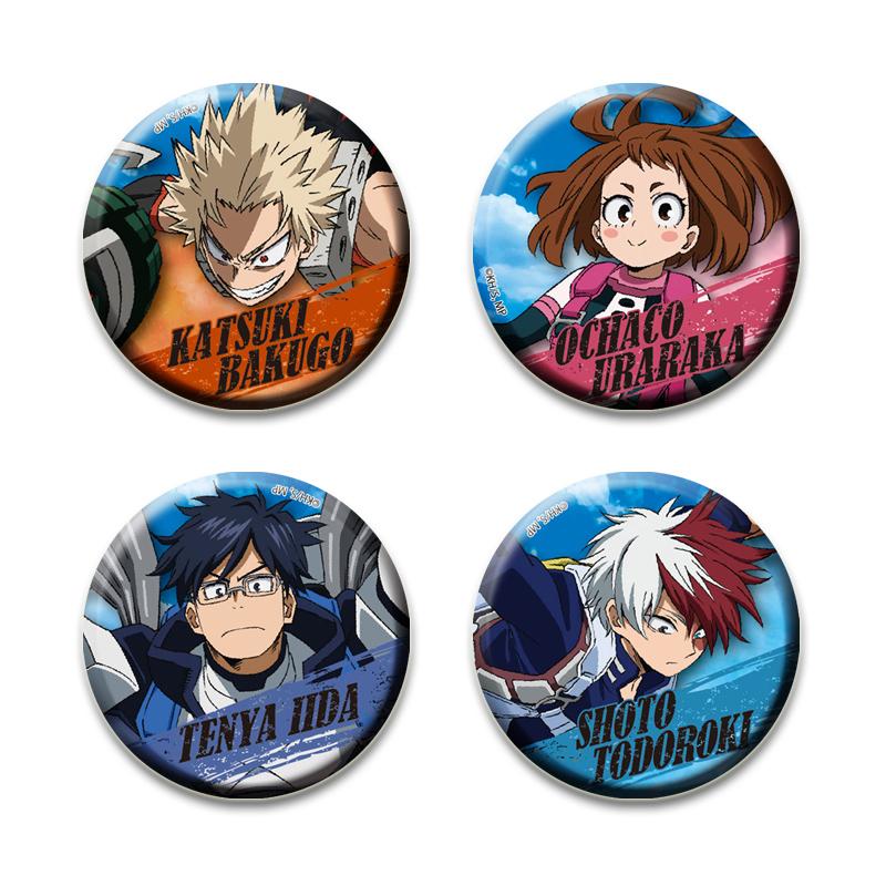 32/44/58 мм аниме значок Моя геройская академия Мидория Изуку/Бакуго Катсуки/Тодороки Шото мультфильм брошь булавки рюкзак одежда аксессуары подарок