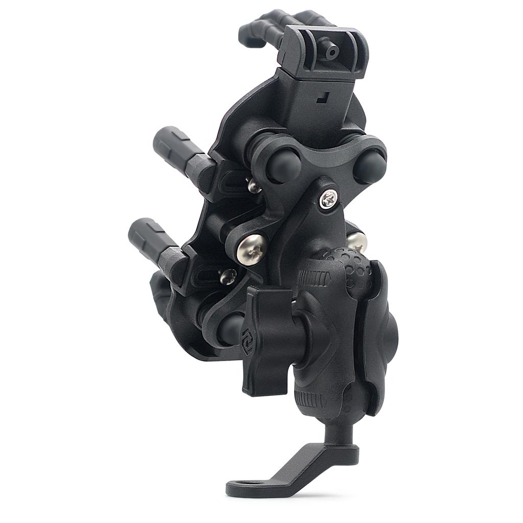 Motorcycle Phone Mount, Upgrade Anti-theft Ultra-Stable Bike Phone Holder,Phone Clamp for Motorcycle, Rearview Mirror Phone Mount for IPhone, Samsung