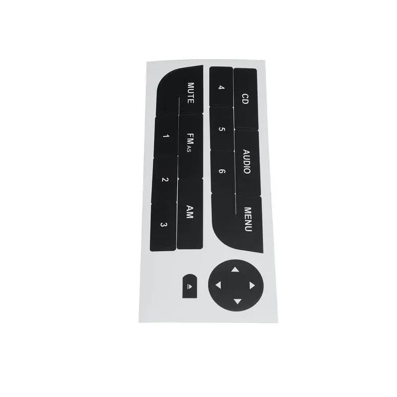 Car Radio Button Repair Sticker for Fiat Grand Punto Radio Stereo Worn Peeling Button Repair Decals Stickers Car Accessories