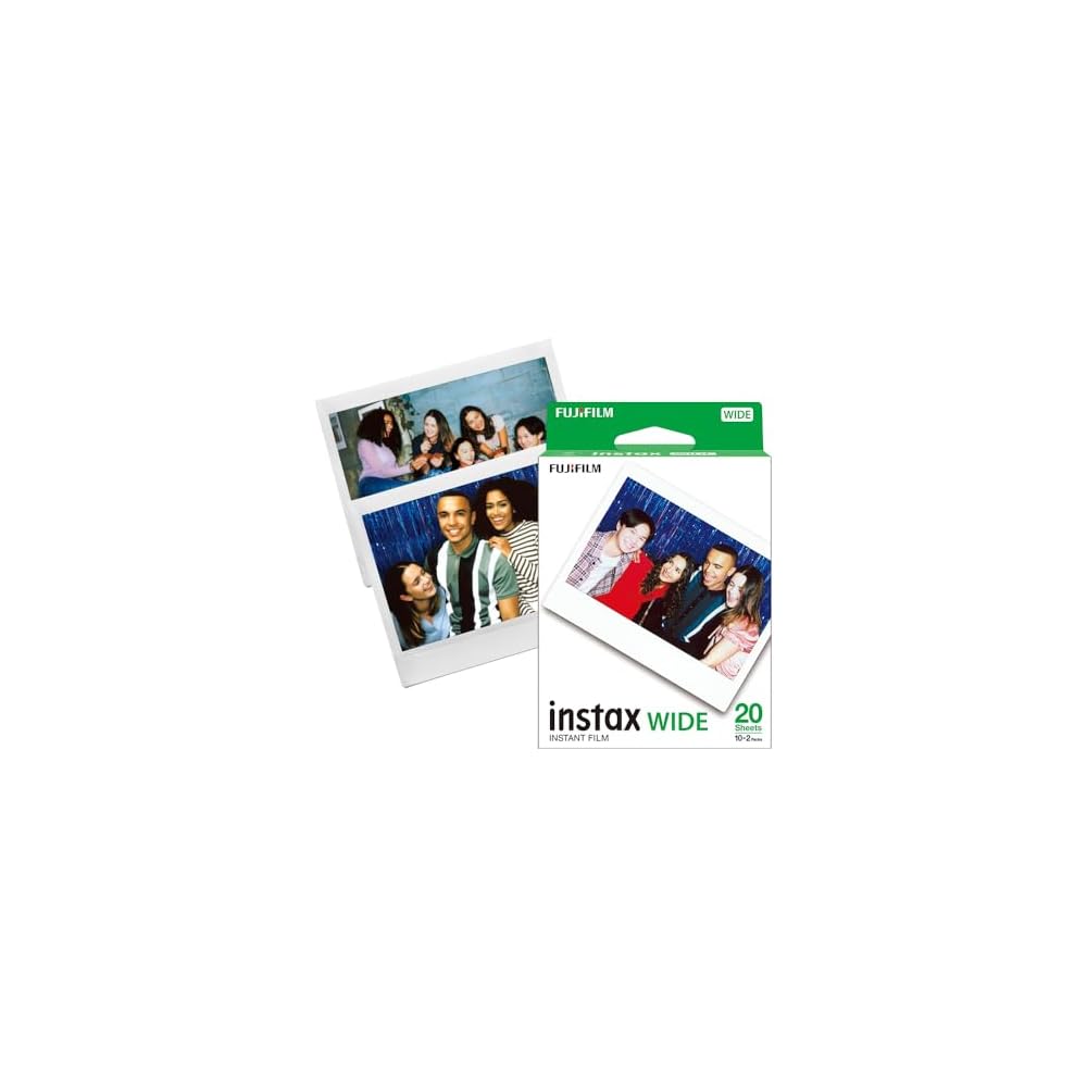 Fujifilm instax instant color film, instax WIDE 2-pack (10 sheets x 2) INSTAX WIDE K R 2