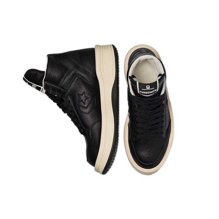 Converse Rick Owens x TURBOWPN Mid 'Black Cloud Cream' Men's 172342C