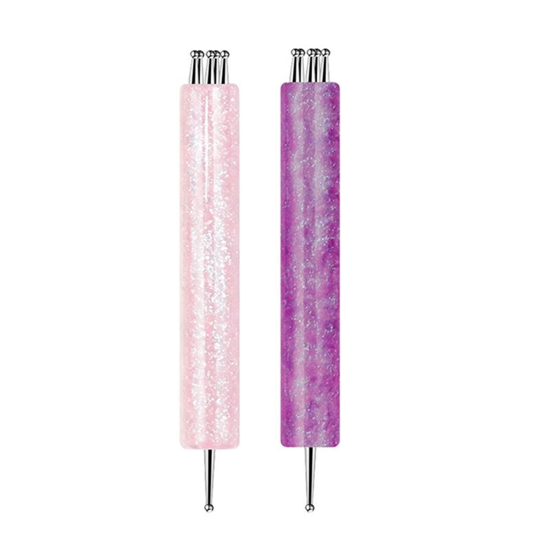 5 Petal Flower Nail Dotting Pen Stainless Steel Tip Perfect for DIY Manicure Design Ideas