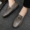 Fashion Men's Loafers Shoes Man Fashion Comfy Slip-on Drive Footwear Male Brand Leather Boat Shoes Men Casual Shoes  Zapatos Para Hombre