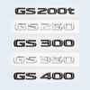 3D хромированные глянцевые черные буквы из АБС-пластика GS200t GS250 GS300 GS400 GS460 GS450h HYBRID эмблема для Lexus багажник автомобиля логотип значок
