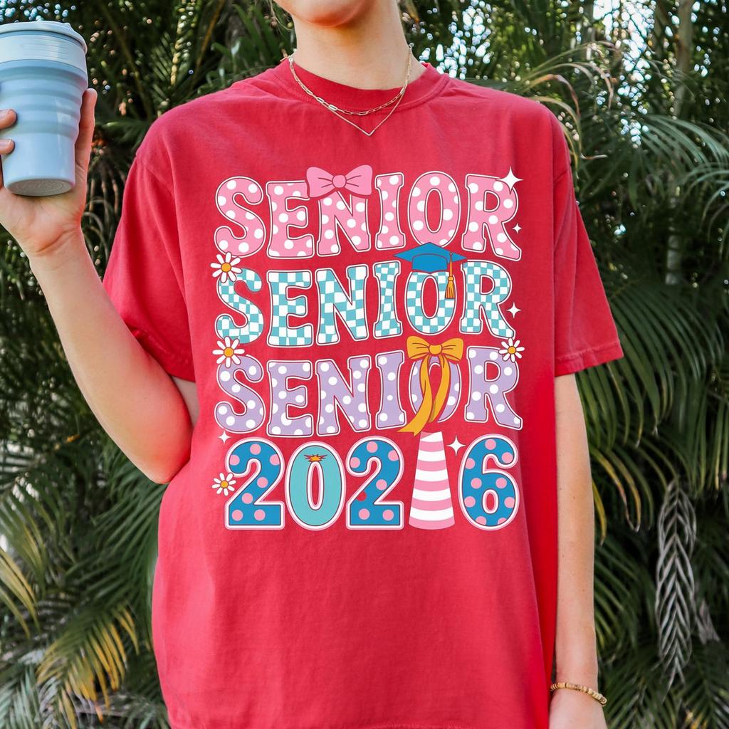 Senior 2026 Shirt, Graduation Class Of 2026 Tee, Senior Support T-shirt, 2026 Class Pride Top, Senior Graduate Gift, School Spirit Outfit
