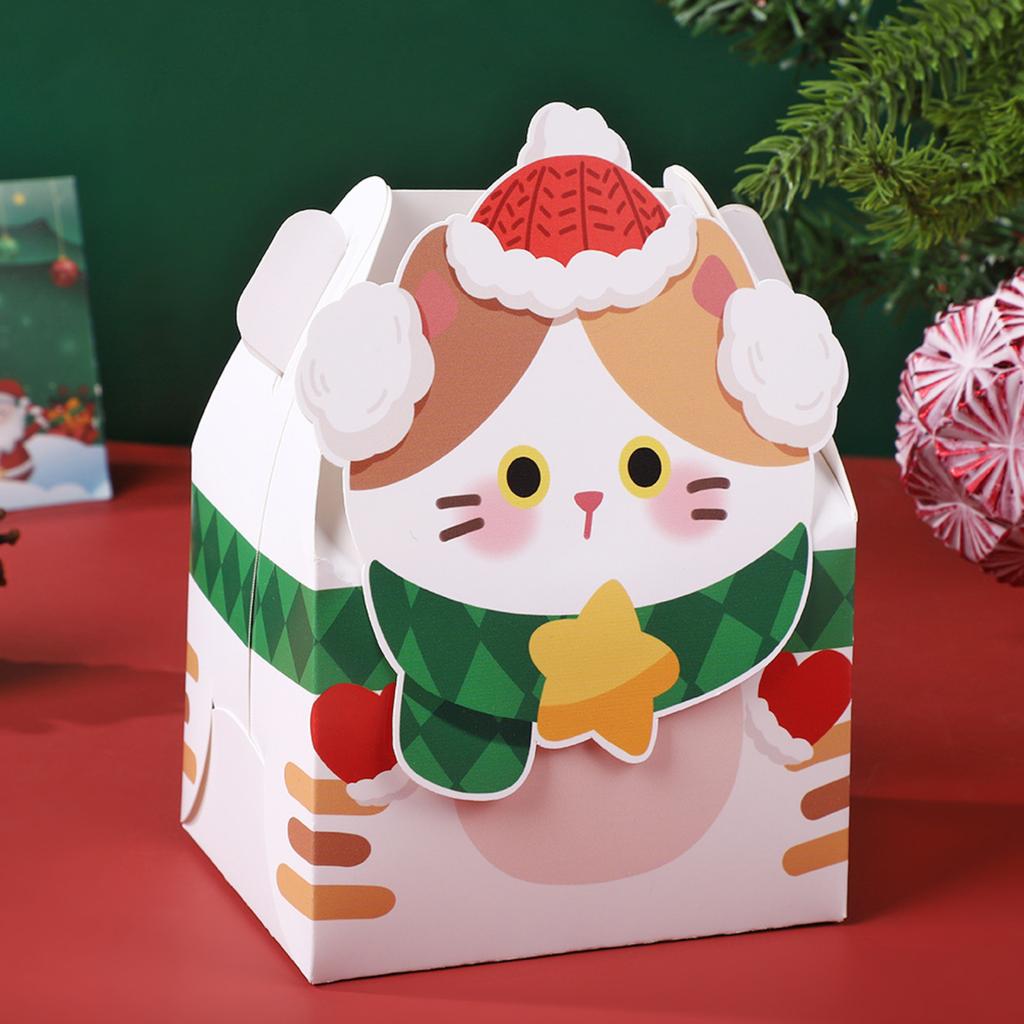 Christmas Cartoon Hand-held Gift Box, Christmas Eve Packaging Box