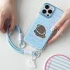 Zhitai Мультяшный чехол-зеркало со шнурком для iPhone 13 Pro до iPhone 16 Pro Max