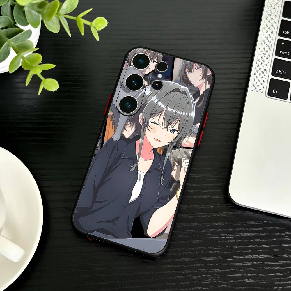 Чехол для телефона Kino Himari и Asanagi Yori Для Samsung S26,S25,S24,S23,S22,S21,S20,S30,Ultra,Plus,Fe,Note,5G Черный Чехол