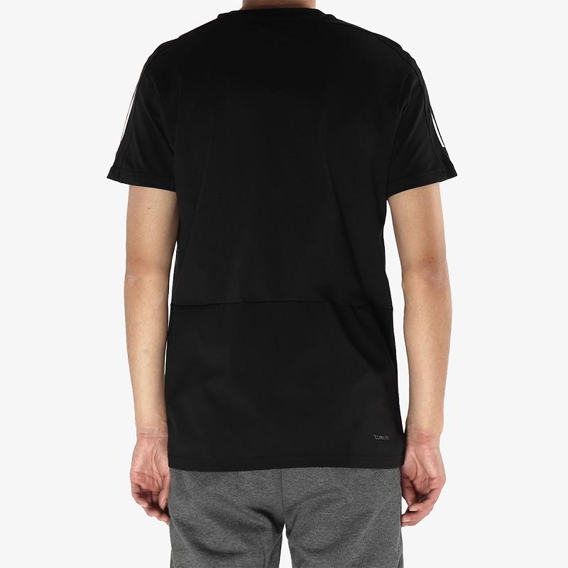 Adidas Neo T Shirts Men's Black Crew Neck Moderate Straight Fit DT8294