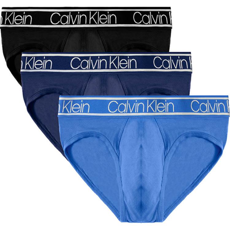 Calvin Klein Letter Jacquard Comfortable Seamless Briefs 3-Pack Men Underwear NP2260O-916