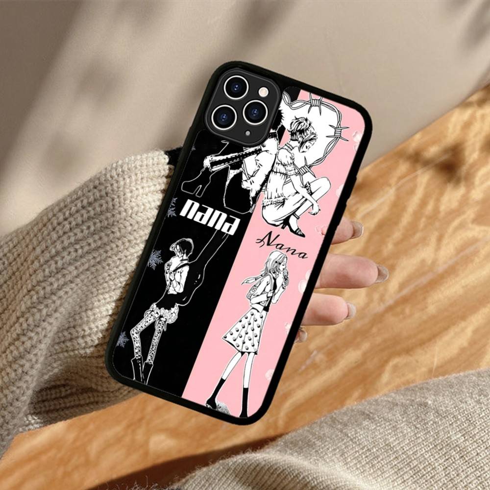 Крутой чехол для телефона с Наной Осаки из аниме Для iphone 11 12 13 14 15 Pro Max 17 16 Plus Жесткая задняя крышка из ПК+ТПУ